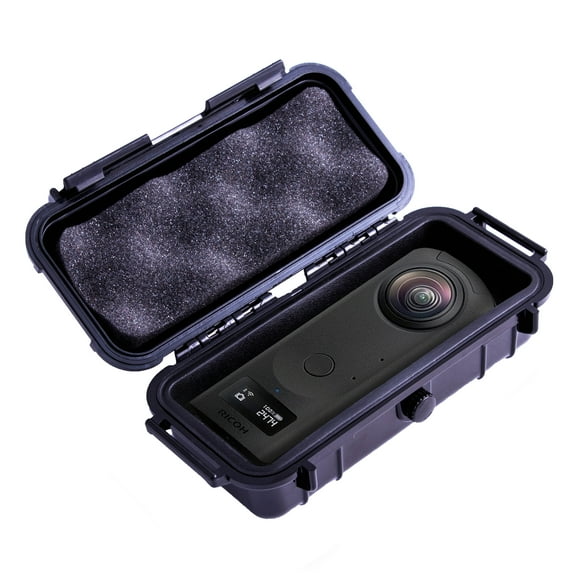Casematix 7 Inch Waterproof 360 Action Camera Case Compatible with Ricoh Theta Z1 360 Degree Camera