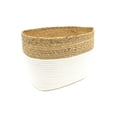 thumbnail image 1 of hometrends Cali White / Tan Basket Medium, 1 of 1