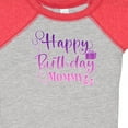 thumbnail image 4 of Inktastic Purple Happy Birthday Mommy Boys or Girls Baby Bodysuit, 4 of 5