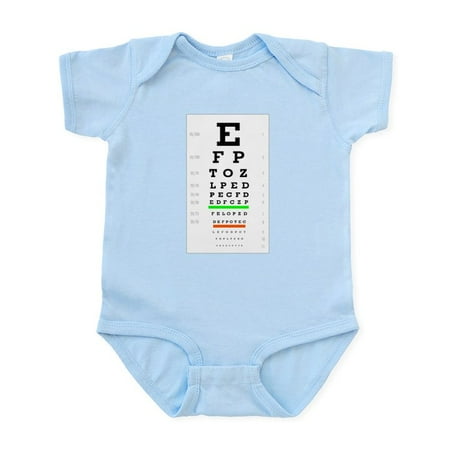 

CafePress - Snellenchart Body Suit - Baby Light Bodysuit Size Newborn - 24 Months