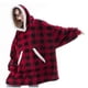 thumbnail image 5 of Pijama de vellón, manta de televisión cálida, camisón a prueba de frío para exteriores, vestido para parejas, ropa cálida de vellón, 5 of 5