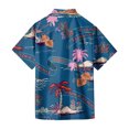 thumbnail image 5 of Hawaiian Shirt For Men, Men's Vintage Button Down Bowling Shirts Short Sleeve Summer Beach Shirt2XL, 5 of 5