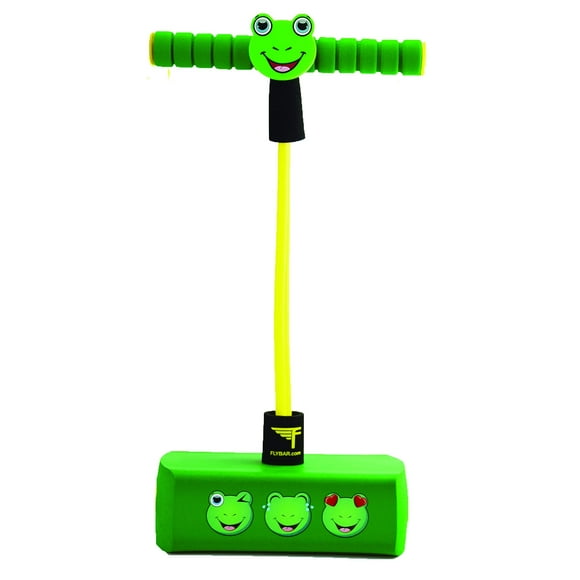 Flybar My First Pogo Pals Jumper for Kids Fun and Safe Pogo Stick for Toddlers, Durable Foam and Bungee Jumper for Ages 3 and up, Supports up to 250lbs (Frog) Frog
