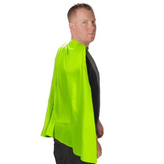 Costume Agent Deluxe Super Hero Costume Cape Lime Green One Size Fits Most Unisex