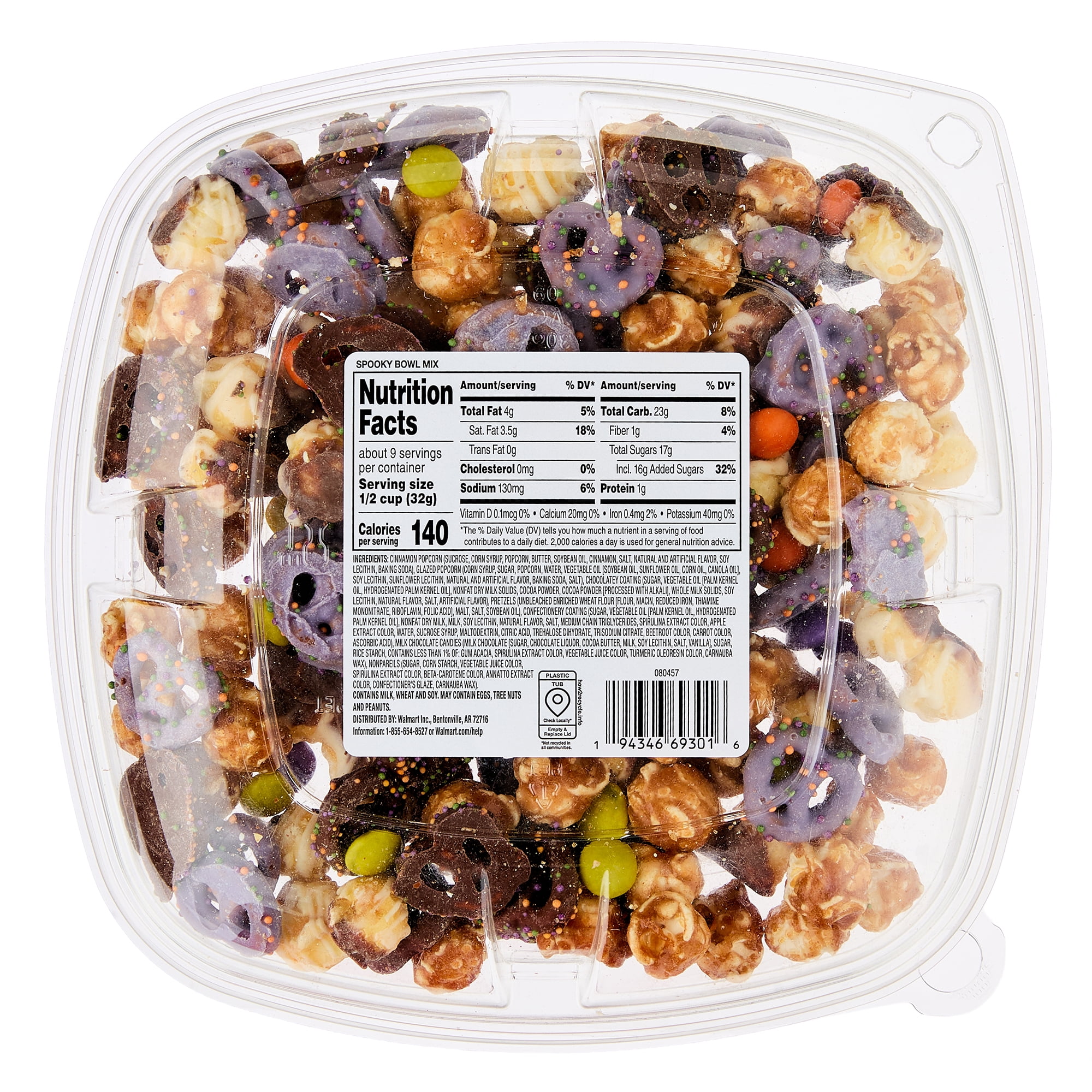 Freshness Guaranteed Halloween Spooky Bowl Snack Mix, 10 oz