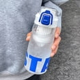 thumbnail image 3 of Ludlz 620ML Cute Appearance Water Bottle with Folding Handle Built-in Detachable Tea Compartment Filter Tea Cup Drinkware, 3 of 8
