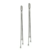 Primal Silver Sterling Silver Wind Chime Dangle Post Earrings