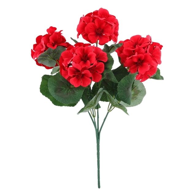 1PC Artificial Crabapple Flower Artificial Crabapple Blossoms Long Branch For Table Centerpiece Red