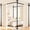 Black, variant on SUNALLY Room Dividers Curtain Rod No Drilling, 4-10ft(H) 28-171inch(W) Adjustable Room Separator for Space Partition, Heavy Duty Floor to Ceiling Tension Rod, Black