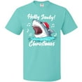 thumbnail image 3 of Inktastic Shark Holly Jawly Christmas T-Shirt, 3 of 5