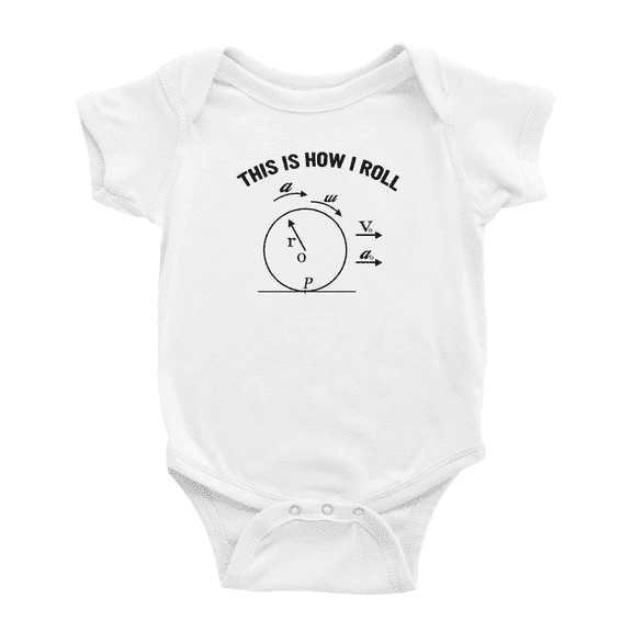 This Is How I Roll Science Cute Baby Clothing Bodysuits Boy Girl Unisex