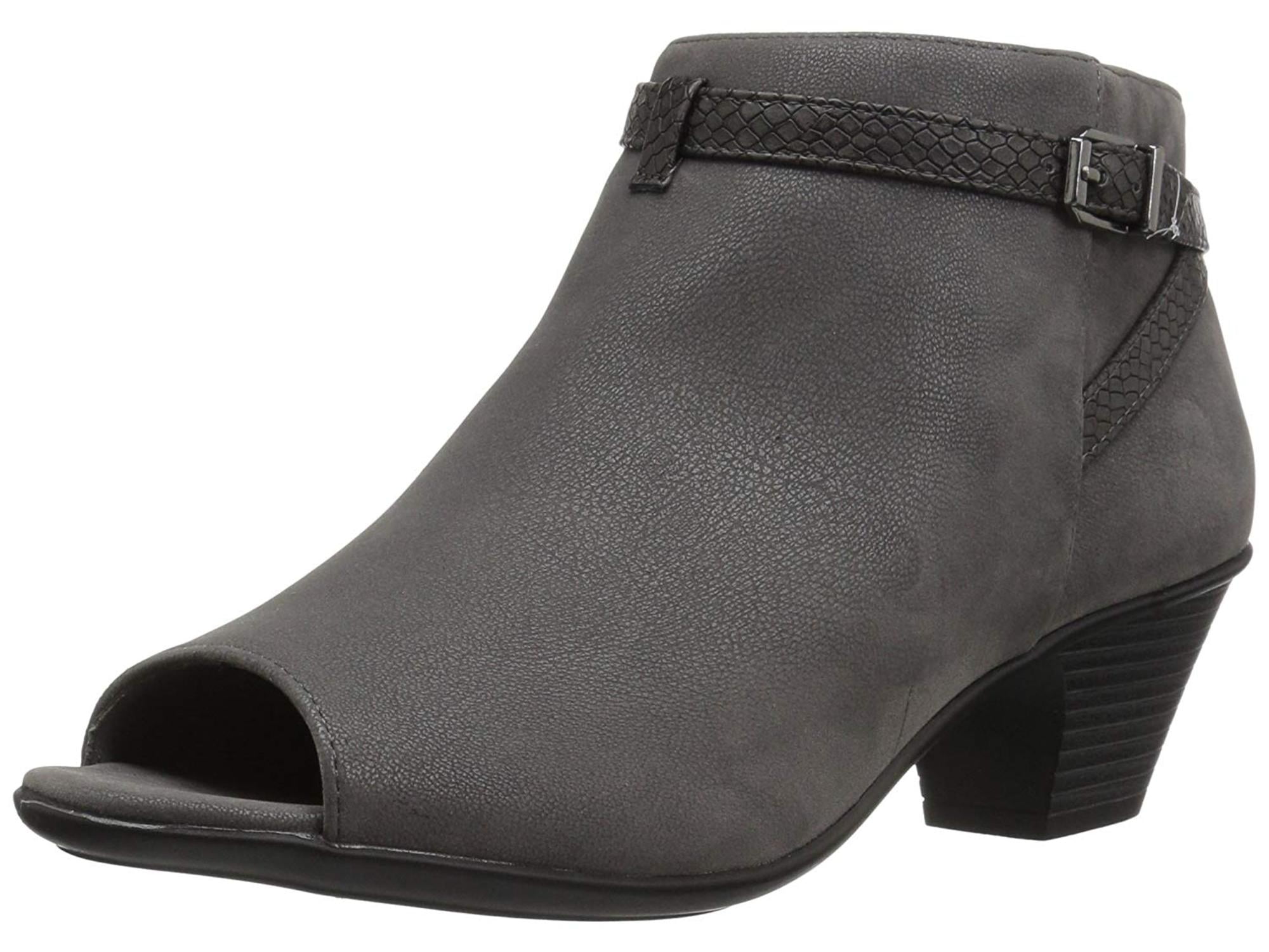 Easy Street Womens Sparrow Peep Toe Ankle Fashion Boots