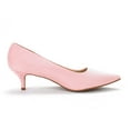 thumbnail image 4 of Dream Pairs Women's Low Heel D'Orsay Pointed Toe Pump Shoes Wedding Party Shoes, 4 of 7