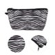 thumbnail image 3 of Ofertas Únicas 1 Pc Bolsa de Maquillaje Impresa con Animales para Vacaciones Viaje Blanca Negra de Poliéster, 3 of 5