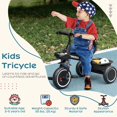 thumbnail image 5 of Kids Bikes Qaba Tricycle for Toddlers Age 2-5 with Adjustable Seat, Toddler Bike with Storage Baskets for Girls and Boys, Black,Kids Riding Toys, 5 of 10