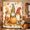 Terracotta, Forest Green, Cream, Ochre, variant on Fall Pumpkins Shower Curtain Set - Long 72" x 84" Washable Bathtub Curtain with 12 Hooks, Thanksgiving Autumn Gnomes Maple Leaves Waterproof Fabric Stall Shower Curtains for Bathroom/Bathtub Décor