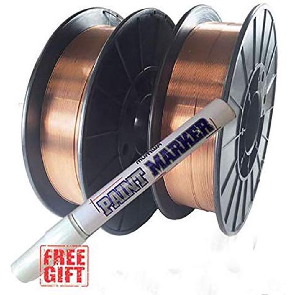 ER70S6 .023" 10 lb Mig Welding wire (2 Spools)