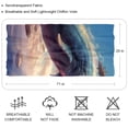 thumbnail image 2 of Whale Translucent Chiffon Yarn Silk Scarf - Lightweight and Breathable - 180*73 Size - Head Wrap for Women and Hair - Elegant Fashion Accessory, 2 of 6