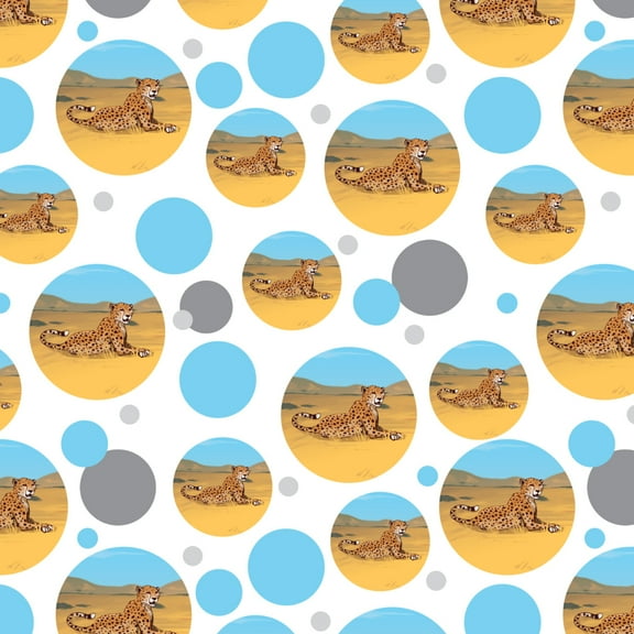 Cheetah Africa Savannah Premium Gift Wrap Wrapping Paper Roll