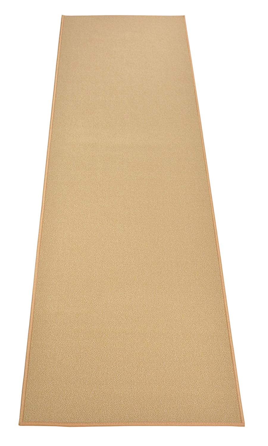 Custom Size Runner Rug Skid Resistant Backing Rug Runner Solid Beige