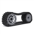 thumbnail image 5 of 2X SNT109 Go Kart Karting ATV UTV Pista Moto de Nieve EléCtrica Quitanieves Pistas de Goma Accesorios para Coches de Juguete, 5 of 5