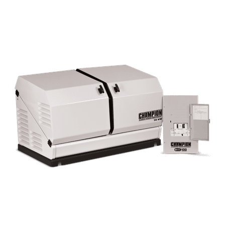 Champion 100295 14-kW Home Standby Generator with 100-Amp Indoor-Rated Automatic Transfer