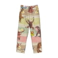 thumbnail image 4 of Mens Curi-ous Monkey Geor-gia Pajama Pants Lounge Pants Super Soft Pajama Bottoms with Pockets Drawstring, 4 of 8
