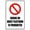 Warning Sign 6, variant on No Pets Dog Prohibited Sign - 8"x12" Retro Aluminum Tin Dog Park Regulation Decor for Home Yard