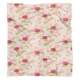 thumbnail image 5 of Soft & Warm Vintage Botanical Blanket: Ultra Cozy 50x60in Flannel Throw Blanket- Couch Blanket for Adults, Kids, Home, Chair, Sofa, Couch & Bed, 5 of 5