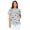 Cat Watermelon, variant on Binienty Monkey Doctor Scrub Top Stretchy Short Sleeve, Medical Nursing Uniform with Pockets for Healthcare Workers Women
