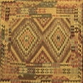 thumbnail image 1 of Ahgly Company Indoor Square Southwestern Brown Country Area Rugs, 8' Square, 1 of 4