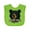 Apple Green, variant on Inktastic Pigeon Forge Tennessee Black Bear Graphic Boys or Girls Baby Bib