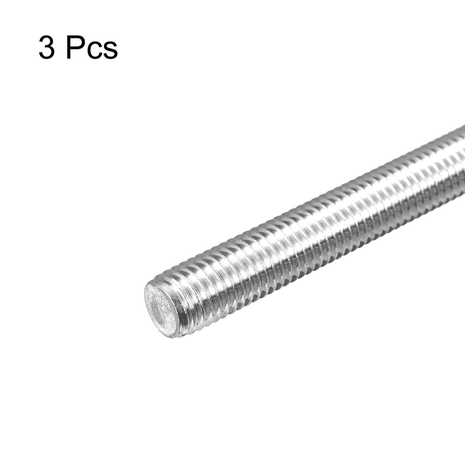 Uxcell Fully Threaded Rod M14 x 150mm 2mm Thread Pitch 304 Stainless Steel Right Hand Threaded Rods Bar Studs 3 Pack