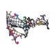 thumbnail image 2 of Jumpingount Blindfold Half Face Lace Festival Prom Masquerade Props Disfraces Accesorios Bola Fiesta Decoración Escudo Halloween Ropa, zapatos y accesorios Miscelánea Ojo único, 2 of 6
