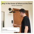 thumbnail image 4 of 2K+ WiFi Video Doorbell Smart Outdoor Home Video Intercom Human Detection Wired Door Bell with Chime Support Alexa ,Weather Resistant, 4 of 6