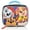 Blue, variant on Fast Forward Sanrio Hello Kitty Lunch Box for Kids | Insulated Reusable Lunch Bag for Girls, Boys, Unisex | Hello Kitty and Friends Pink