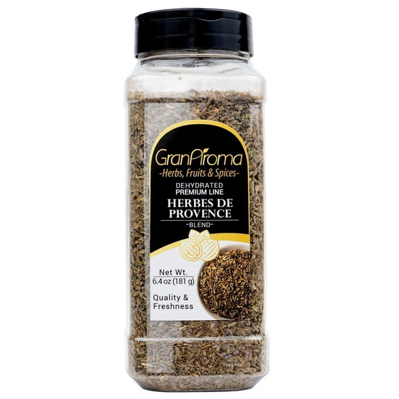 GranAroma Herbes De Provence, Aromatic Herb Blend, Seasoning for Roasted Chicken, Grilled Vegetables, and Savory Soups 6.4 Ounce
