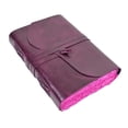 thumbnail image 1 of Diario de piel Modest Goods, vintage, morado, 7 x 5 pulgadas, 200 páginas, 1 of 4