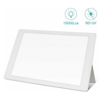 SkyGenius Light Therapy Lamp 10000 Lux UV-Free Bright White Desk Lamp