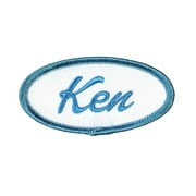 Ken Name Tag Patch Barbie Badge Costume Doll Sign Embroidered Iron On Applique