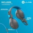 thumbnail image 3 of JLab JBuddies Studio 2 On Ear Wired Kids Headphones with Volume Safe, Blue/Gray, 3 of 5