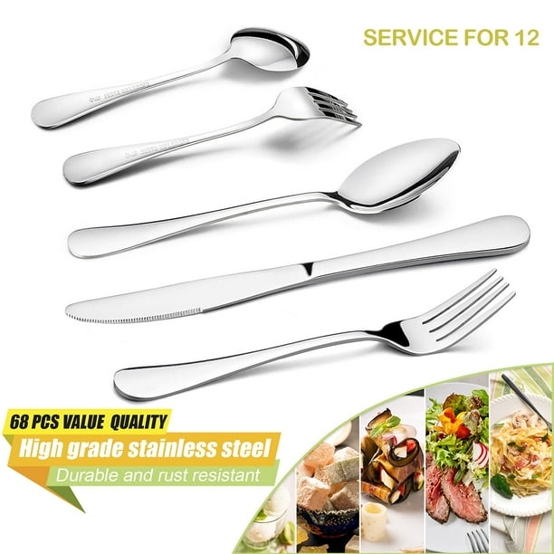 Value of silverware hot sale service for 12