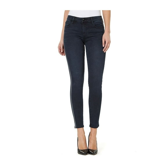 Numero Womens Vienna Mid Rise Skinny Jeans, Blue, 26