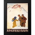 thumbnail image 2 of Cardinaux, Emil 14x18 Black Modern Framed Museum Art Print Titled - Jungfrau-Bahn, 2 of 5