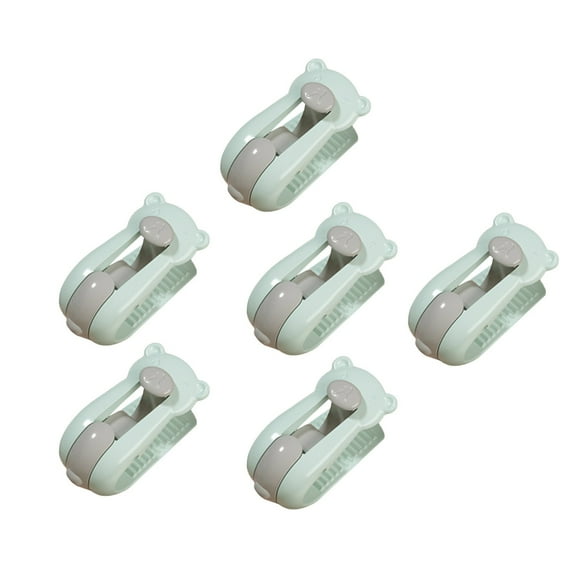 6 Pcs Quilt Cover Clip Bear Design No Needle Anti Slip Easy to Use for Household