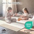 thumbnail image 4 of ODIKA 5'x7' Machine Washable Non-Slip Area Rug, Abstract Horizon Line for Modern Interior High Traffic Rug, Gray, 121978, 4 of 7