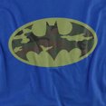 thumbnail image 2 of Batman Camo Logo Women's T Shirt, Royal, Large, 2 of 6