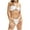 White Womens Bikini Sets Clearance, variant on OSFVNOXV 2 Piece Swimsuits for Women ,Cute Bathing Suits for Women One Straps Bandeau Bra and String Waist Thongs