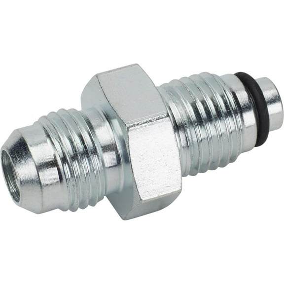 Steel Power Steering Box Adapter Fitting 14mm-1.5 IFM/-6 AN, 80-Up GM
