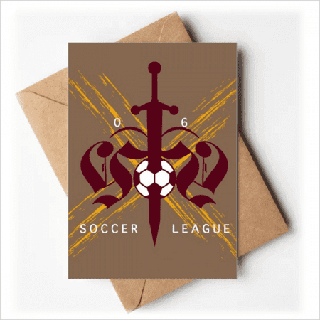 Middle Ages Soccer League Totem Greeting Cards You are Invited Invitations